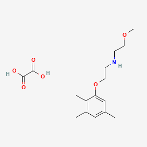 molecular formula C16H25NO6 B5041409 2-methoxy-N-[2-(2,3,5-trimethylphenoxy)ethyl]ethanamine;oxalic acid 