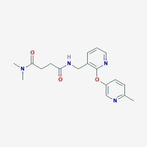 N,N-dimethyl-N'-({2-[(6-methyl-3-pyridinyl)oxy]-3-pyridinyl}methyl)succinamide