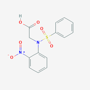 N-(2-nitrophenyl)-N-(phenylsulfonyl)glycine