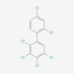 molecular formula C12H4Cl6 B050415 2,2',3,4,4',5-Hexachlorobiphenyl CAS No. 35694-06-5