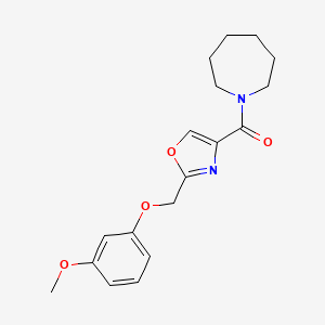 1-({2-[(3-methoxyphenoxy)methyl]-1,3-oxazol-4-yl}carbonyl)azepane