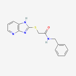 N-BENZYL-2-{3H-IMIDAZO[4,5-B]PYRIDIN-2-YLSULFANYL}ACETAMIDE