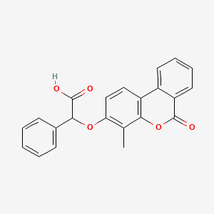 [(4-methyl-6-oxo-6H-benzo[c]chromen-3-yl)oxy](phenyl)acetic acid