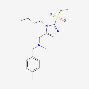 1-[1-butyl-2-(ethylsulfonyl)-1H-imidazol-5-yl]-N-methyl-N-(4-methylbenzyl)methanamine