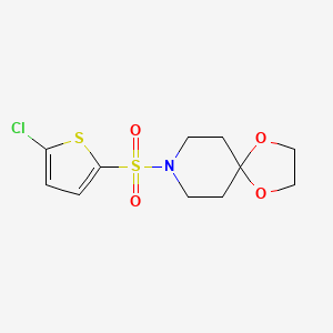 8-(5-Chlorothiophen-2-yl)sulfonyl-1,4-dioxa-8-azaspiro[4.5]decane