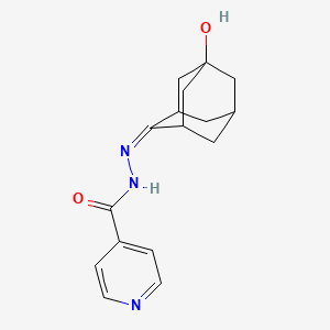 molecular formula C16H19N3O2 B5041727 N'-(5-Hydroxyadamantan-2-ylidene)pyridine-4-carbohydrazide 