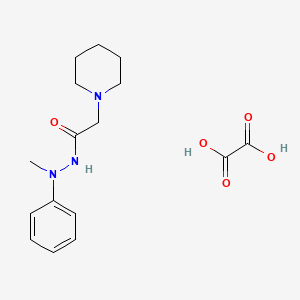 N'-methyl-N'-phenyl-2-(1-piperidinyl)acetohydrazide oxalate