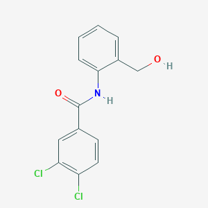 molecular formula C14H11Cl2NO2 B5041829 3,4-dichloro-N-[2-(hydroxymethyl)phenyl]benzamide 