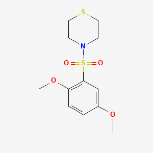 4-(2,5-Dimethoxyphenyl)sulfonylthiomorpholine