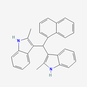 molecular formula C29H24N2 B5041917 3,3'-(1-naphthylmethylene)bis(2-methyl-1H-indole) 