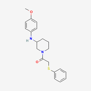 molecular formula C20H24N2O2S B5041925 N-(4-methoxyphenyl)-1-[(phenylthio)acetyl]-3-piperidinamine 