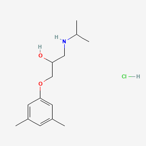 1-(3,5-Dimethylphenoxy)-3-(propan-2-ylamino)propan-2-ol;hydrochloride