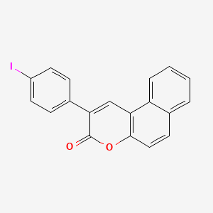 molecular formula C19H11IO2 B5042122 2-(4-iodophenyl)-3H-benzo[f]chromen-3-one 