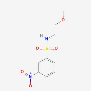 N-(2-methoxyethyl)-3-nitrobenzenesulfonamide