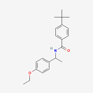 4-tert-butyl-N-[1-(4-ethoxyphenyl)ethyl]benzamide