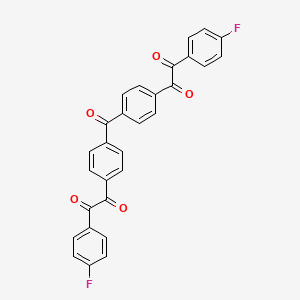 molecular formula C29H16F2O5 B5042381 2,2'-(carbonyldi-4,1-phenylene)bis[1-(4-fluorophenyl)-1,2-ethanedione] 