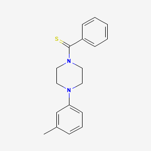 [4-(3-Methylphenyl)piperazin-1-yl](phenyl)methanethione