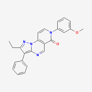 2-ethyl-7-(3-methoxyphenyl)-3-phenylpyrazolo[1,5-a]pyrido[3,4-e]pyrimidin-6(7H)-one