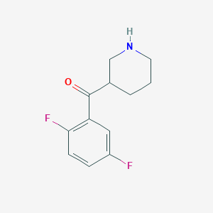 molecular formula C12H13F2NO B5042795 (2,5-Difluorophenyl)-piperidin-3-ylmethanone 