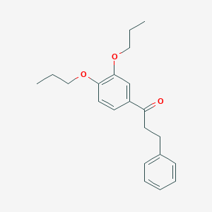 1-(3,4-Dipropoxyphenyl)-3-phenylpropan-1-one