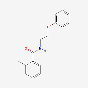 molecular formula C16H17NO2 B5042828 2-methyl-N-(2-phenoxyethyl)benzamide 