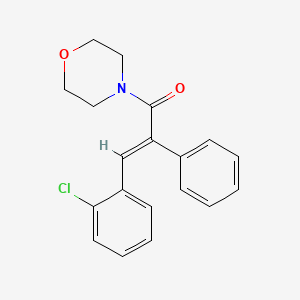 4-[3-(2-chlorophenyl)-2-phenylacryloyl]morpholine