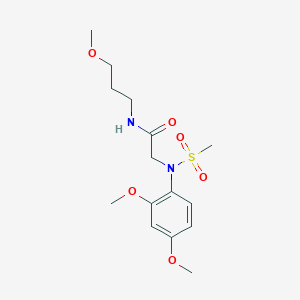 N~2~-(2,4-dimethoxyphenyl)-N~1~-(3-methoxypropyl)-N~2~-(methylsulfonyl)glycinamide