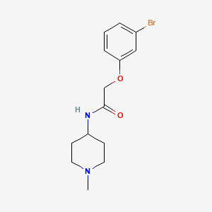 2-(3-bromophenoxy)-N-(1-methylpiperidin-4-yl)acetamide