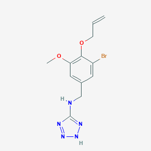N-[4-(allyloxy)-3-bromo-5-methoxybenzyl]-N-(2H-tetraazol-5-yl)amine