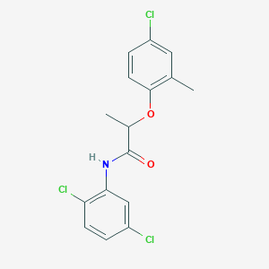 molecular formula C16H14Cl3NO2 B5042969 2-(4-chloro-2-methylphenoxy)-N-(2,5-dichlorophenyl)propanamide 