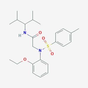 N~2~-(2-ethoxyphenyl)-N~1~-(1-isopropyl-2-methylpropyl)-N~2~-[(4-methylphenyl)sulfonyl]glycinamide