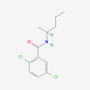 2,5-dichloro-N-(pentan-2-yl)benzamide