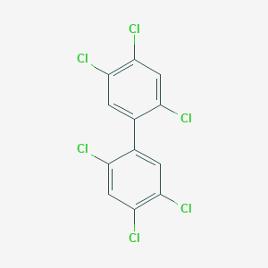 molecular formula C12H4Cl6 B050431 2,2',4,4',5,5'-Hexachlorobiphenyl CAS No. 35065-27-1