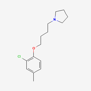 1-[4-(2-chloro-4-methylphenoxy)butyl]pyrrolidine