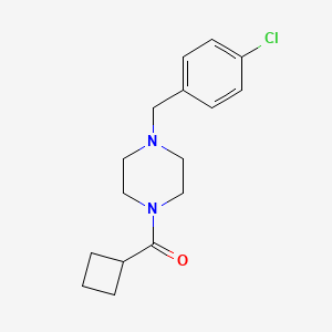 [4-(4-CHLOROBENZYL)PIPERAZINO](CYCLOBUTYL)METHANONE