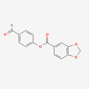 4-formylphenyl 1,3-benzodioxole-5-carboxylate