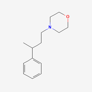 molecular formula C14H21NO B5043371 4-(3-phenylbutyl)morpholine 