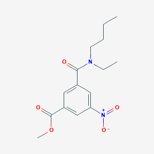 molecular formula C15H20N2O5 B5043374 Methyl 3-[butyl(ethyl)carbamoyl]-5-nitrobenzoate 