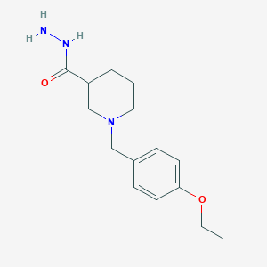 molecular formula C15H23N3O2 B5043395 1-(4-ethoxybenzyl)-3-piperidinecarbohydrazide 