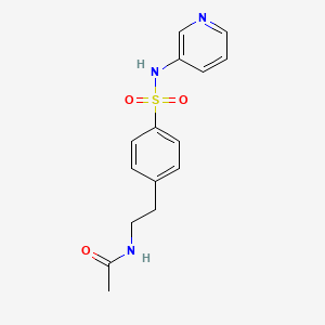 N-(2-{4-[(3-pyridinylamino)sulfonyl]phenyl}ethyl)acetamide