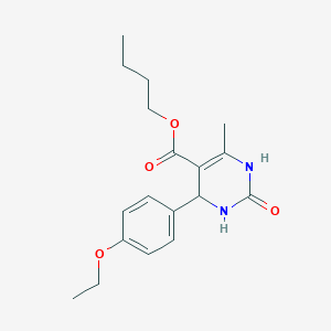 molecular formula C18H24N2O4 B5043421 Butyl 4-(4-ethoxyphenyl)-6-methyl-2-oxo-1,2,3,4-tetrahydropyrimidine-5-carboxylate 