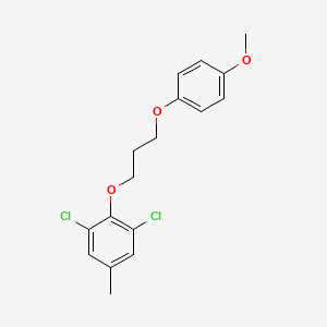 1,3-dichloro-2-[3-(4-methoxyphenoxy)propoxy]-5-methylbenzene