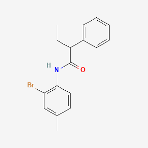 N-(2-bromo-4-methylphenyl)-2-phenylbutanamide