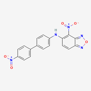 4-nitro-N-(4'-nitro-4-biphenylyl)-2,1,3-benzoxadiazol-5-amine