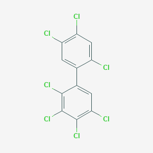 molecular formula C12H3Cl7 B050437 2,2',3,4,4',5,5'-七氯联苯 CAS No. 35065-29-3