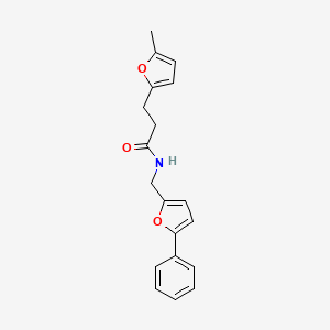 3-(5-methyl-2-furyl)-N-[(5-phenyl-2-furyl)methyl]propanamide