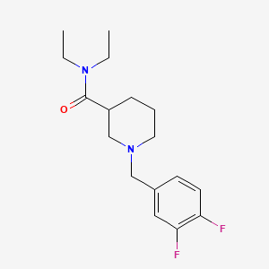 1-(3,4-difluorobenzyl)-N,N-diethyl-3-piperidinecarboxamide