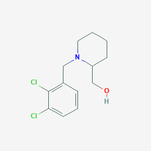 molecular formula C13H17Cl2NO B5043898 [1-[(2,3-Dichlorophenyl)methyl]piperidin-2-yl]methanol 