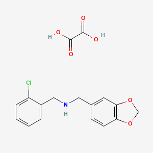 (1,3-benzodioxol-5-ylmethyl)(2-chlorobenzyl)amine oxalate