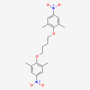 molecular formula C20H24N2O6 B5044105 2-[4-(2,6-Dimethyl-4-nitrophenoxy)butoxy]-1,3-dimethyl-5-nitrobenzene 